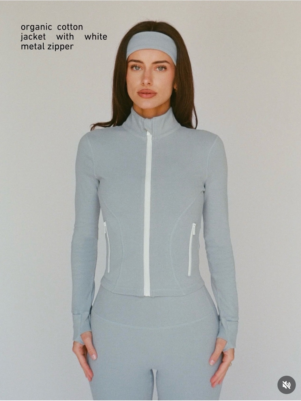 Layere Full Zip Organic Cotton Jacket Brandnew